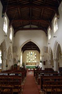 The interior looking east August 2007